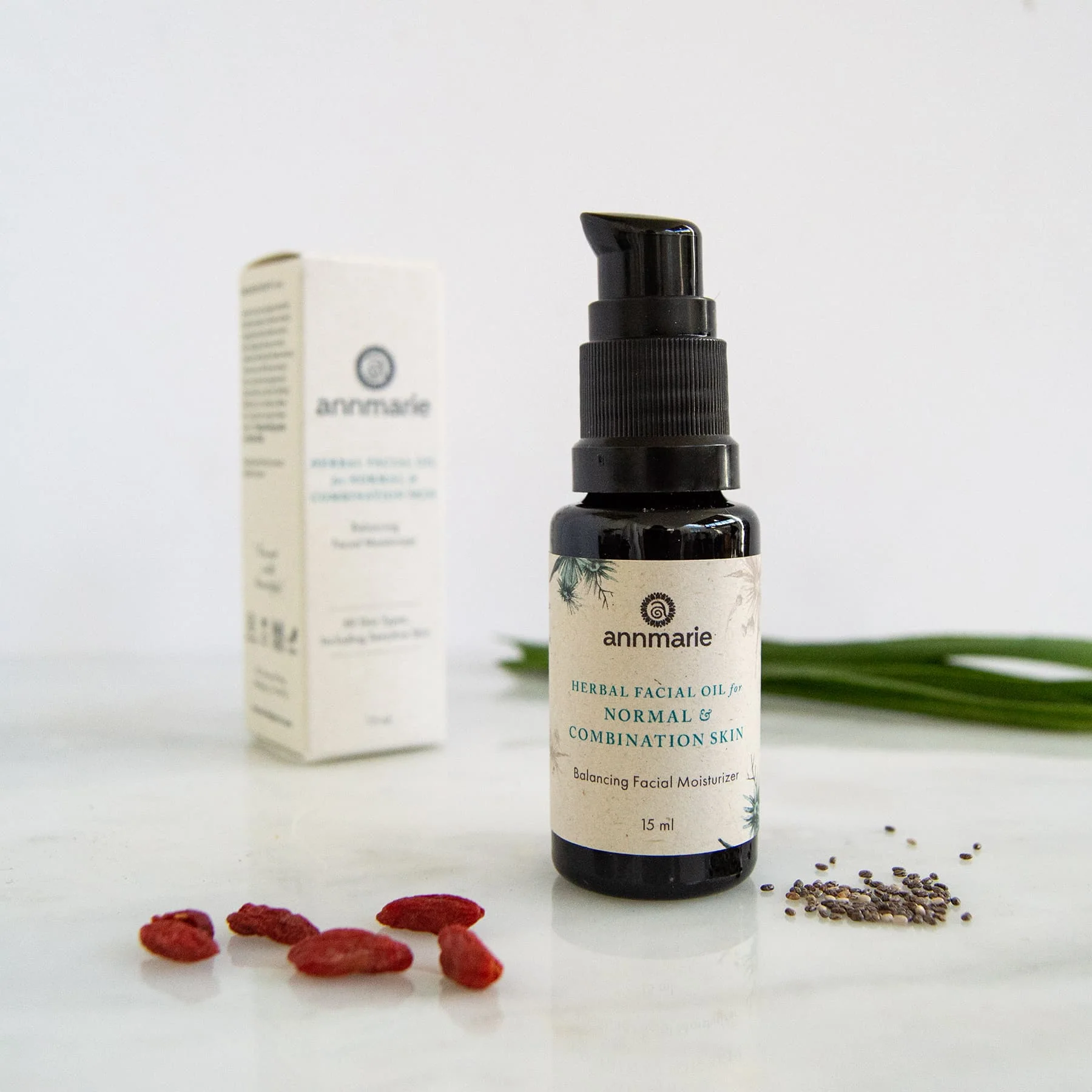 Herbal Facial Oil for Normal & Combination Skin (15ml) - Skin Assessment - Image 7