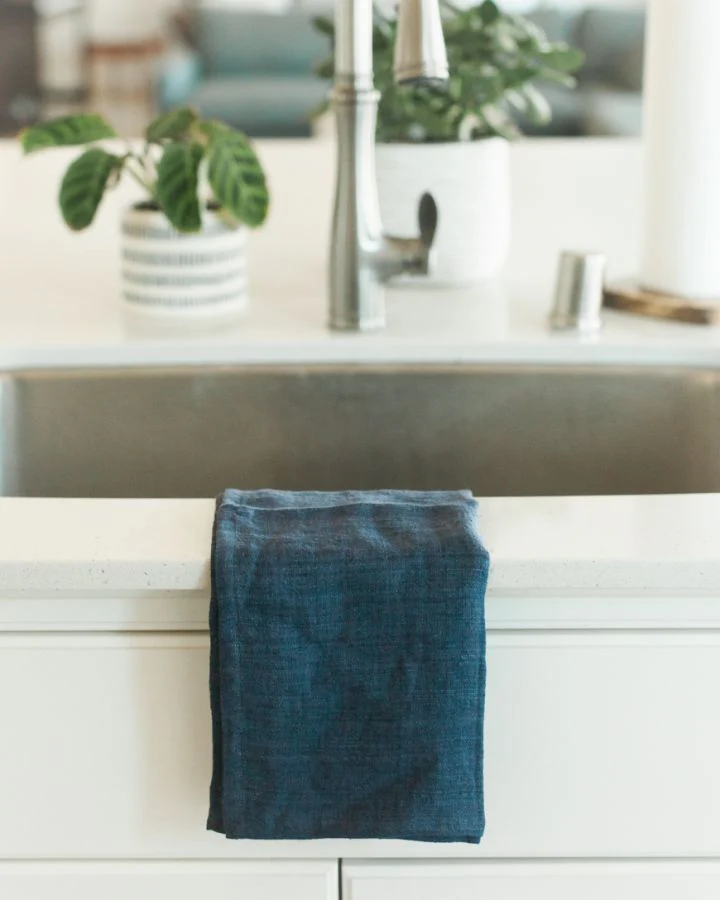 Stone Washed Linen Tea Towel - Image 11