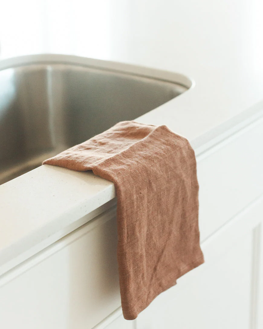 Stone Washed Linen Tea Towel - Image 16