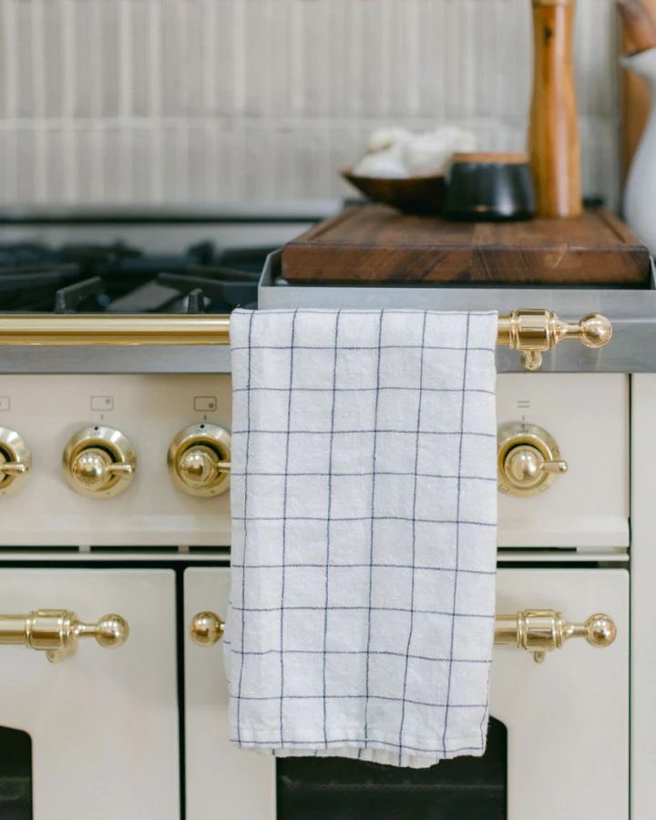 Stone Washed Linen Tea Towel - Image 4