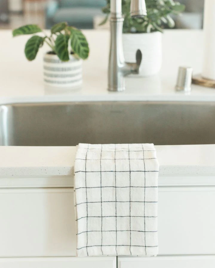 Stone Washed Linen Tea Towel - Image 7