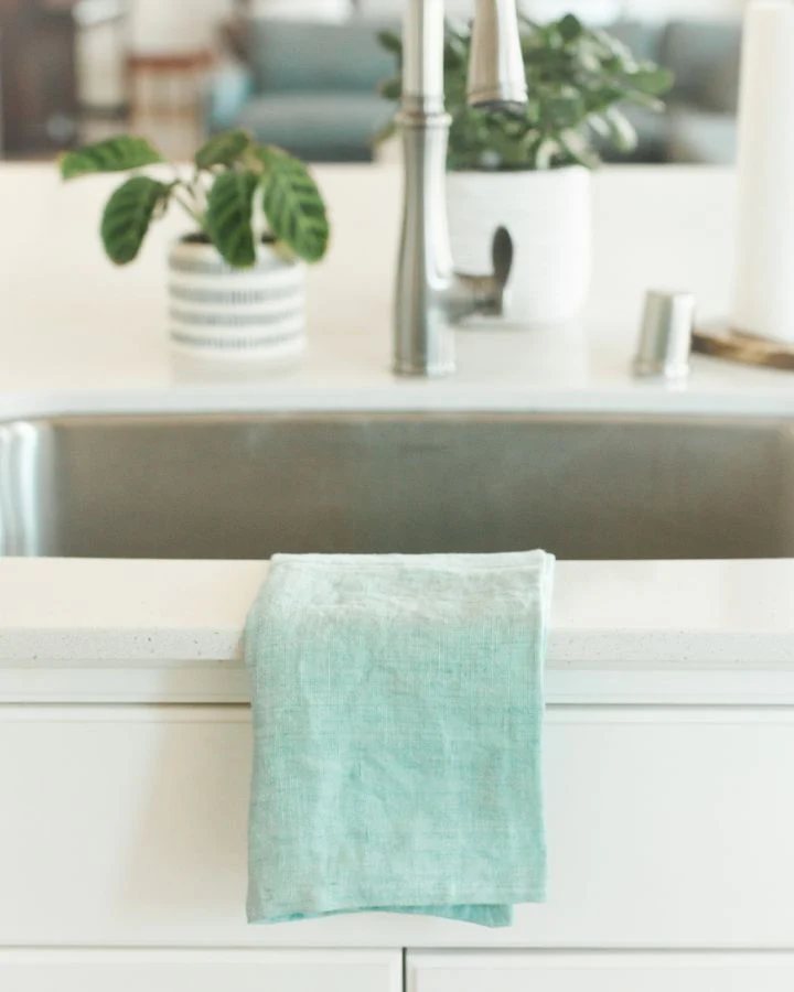 Stone Washed Linen Tea Towel - Image 9